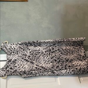 Worthington Black and White Patterned Dress